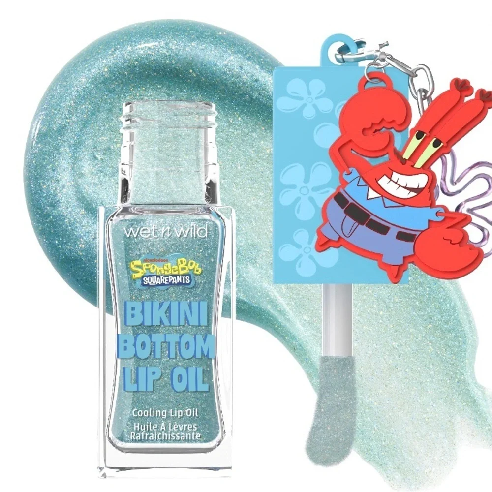 Wet N Wild SpongeBob Limited Edition Cooling Lip Oil Gloss & Glitter Stick Set